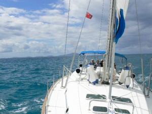 Sailing in the BVI