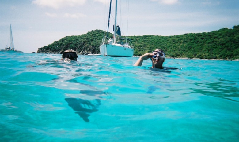 Snorkling In The Blue Waters