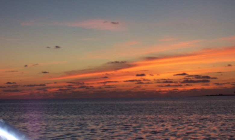 Sunset View From The Boat