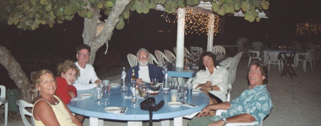 Enjoying Drinks On The Patio