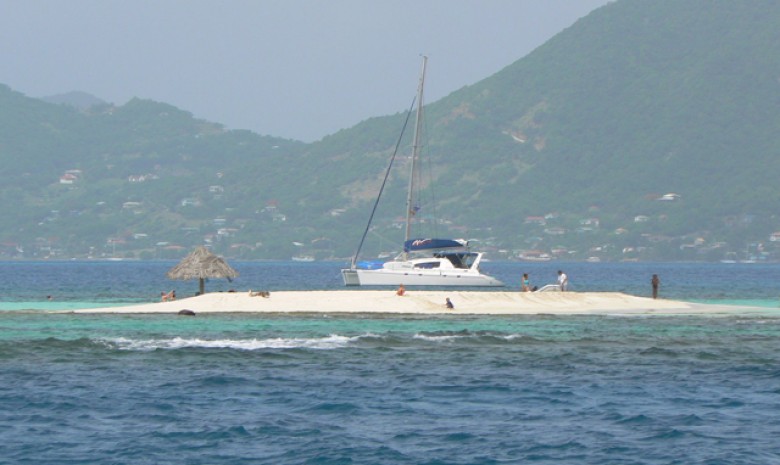 Sandbar In Paradise