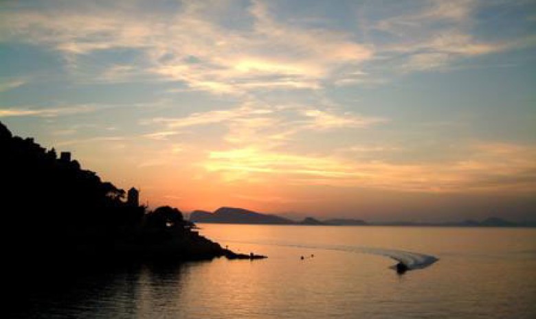 Sunset In Hydra