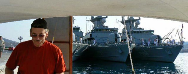 The Greek Navy is following us