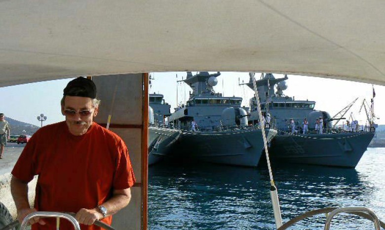 The Greek Navy is following us